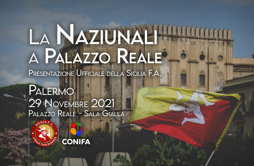 La Nazionale Siciliana si presenta a Palazzo Reale